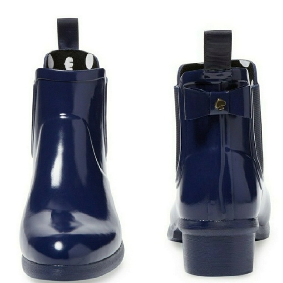 kate spade Shoes - kate spade ♠ Telly Chelsea Rain Booties, Blue 6